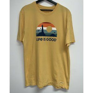 Mens Tee T-Shirt Size L
